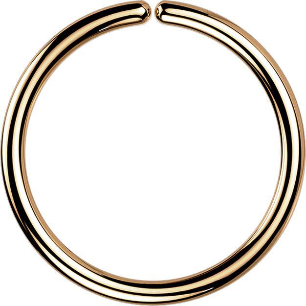 Star Piercing Micro Piercing Ring rosegold mit Titanium Beschichtung (Chirurgenstahl 316L, ohne Messing)
