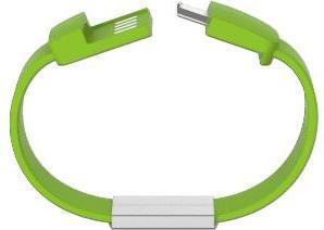 Produktbild 2GO Micro USB-Armband 20cm aus Silikon gruen (0.20 m)