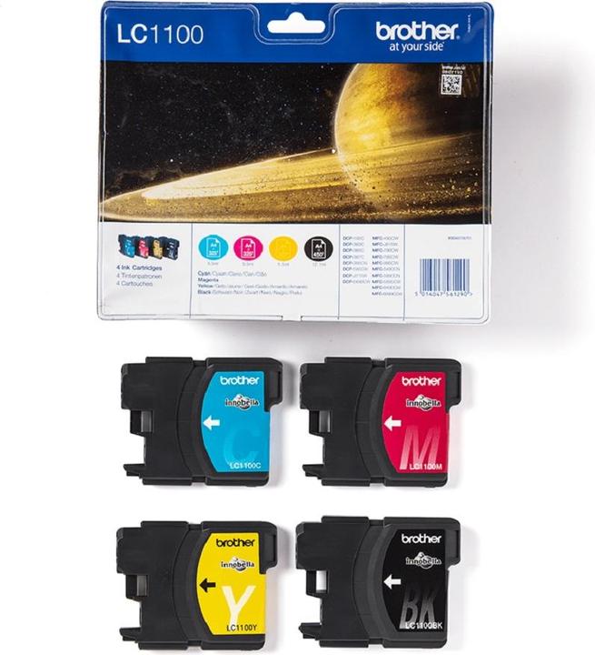 Actual product image Brother LC-1100VALBP Value Pack (M, FC, Y, C)