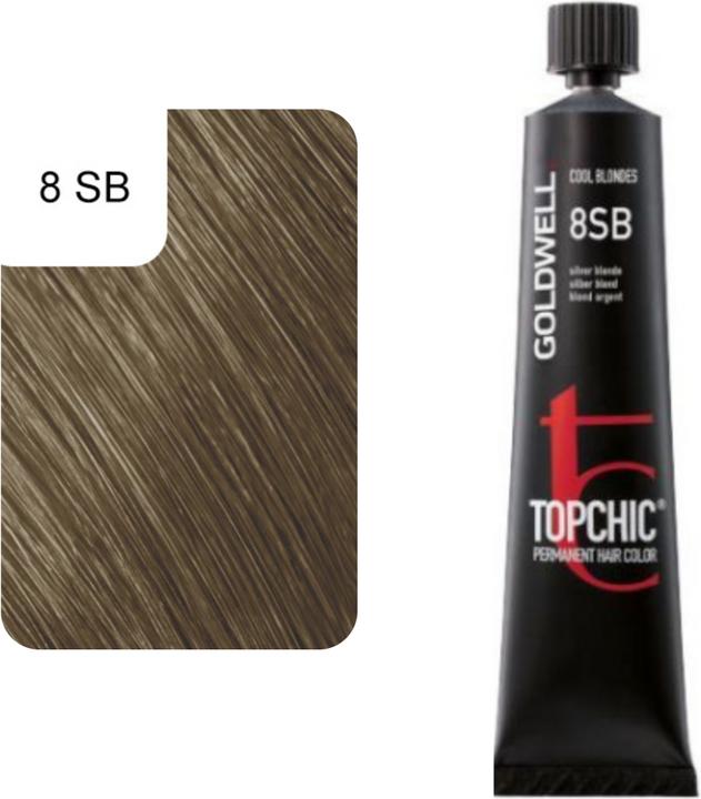 Actual product image Goldwell Topchic (8SB silver blond)