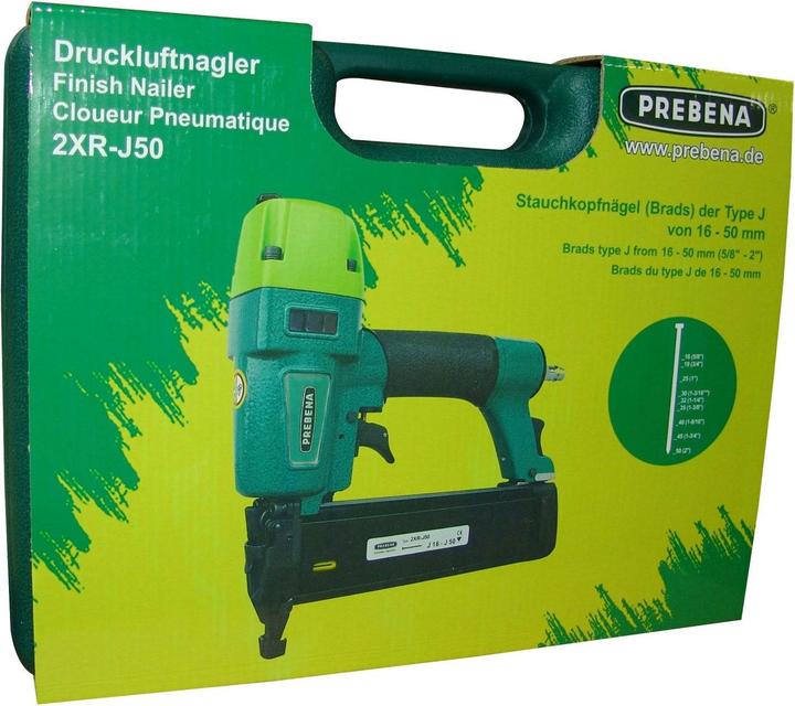 Actual product image Prebena Compressed air nailer