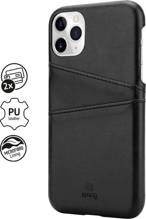 Produktbild Crong Neat Cover - Etui iPhone 11 Pro z kieszeniami (czarny) (Apple iPhone 11 Pro)