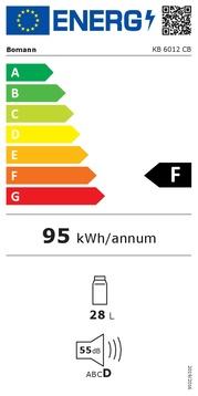 Energie-Label Bomann KB6012C (30 l)