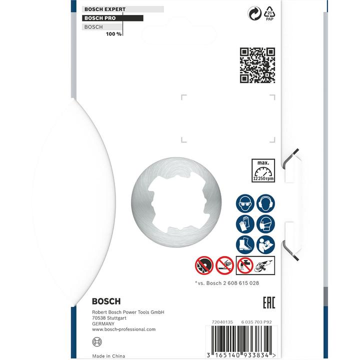 Produktbild Bosch Professional Zubehör PRO Multi Material X-Lock Diamanttrennscheibe, 125 x 22,23 mm, 22,23 mm