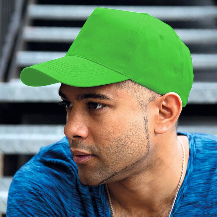 Actual product image Regatta Baseball Cap Core Houston 5 Panel Printers (One size)