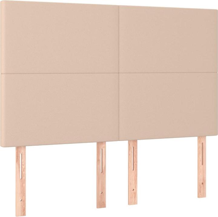 Produktbild VidaXL Boxspringbett Bett Polsterbett Doppelbett Matratze 120x190cm Kunstleder (120 x 190 cm)