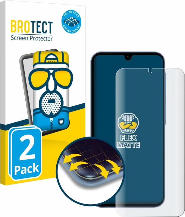 Immagine prodotto BROTECT Protezione dello schermo a schermo intero Pellicola antiriflesso opaca (2 Pezzo/i, Samsung Galaxy A15 5G)