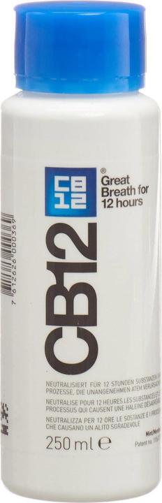 CB12 Soins de la bouche contre la mauvaise haleine (250 ml, Bains de bouche)