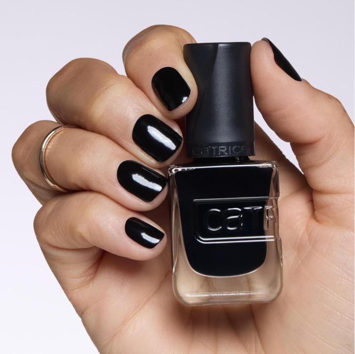Actual product image Catrice Nagellack Gel Affair 037 Black To The Roots (037 Black To The Roots, Gel-Effect Nail Polish)
