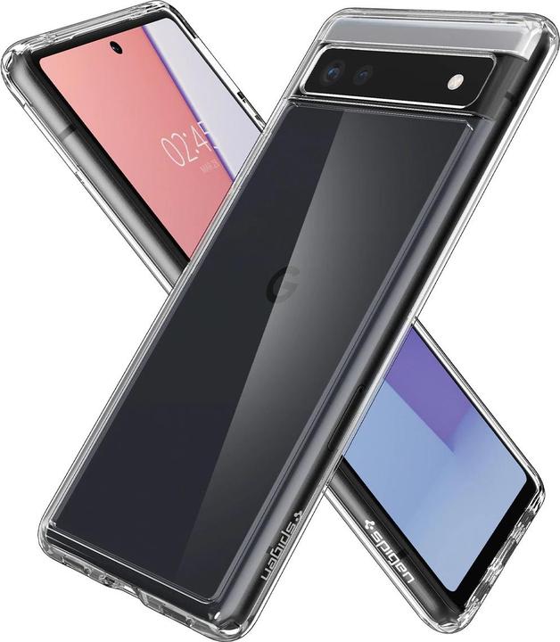 Actual product image Spigen Transparent Case Ultra Hybrid for Google Pixel 6A. (Google Pixel 6a)