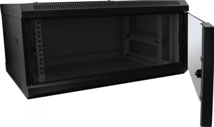 Produktbild Allnet 19 Wandgehäuse 9HE B600 / T450mm 1-teilig *schwarz* SMC-Serie (9 HE, 19 Zoll Rack)