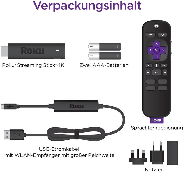 Actual product image Roku Streaming Stick 4K