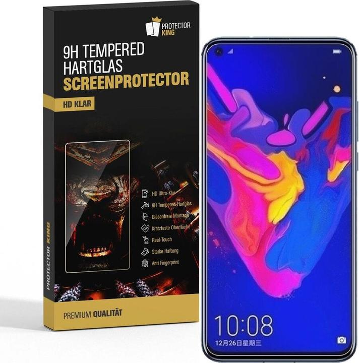 Actual product image Protectorking 3x real tempered 9H armoured glass 3D CLEAR (3 Piece, Honor View 20)