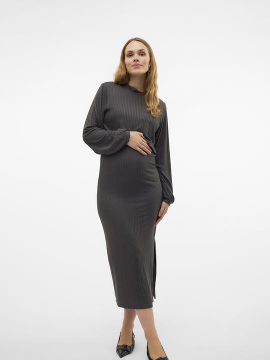 Actual product image Mamalicious Mltrinity June Ls Jrs Midi Dress 2f (XL)