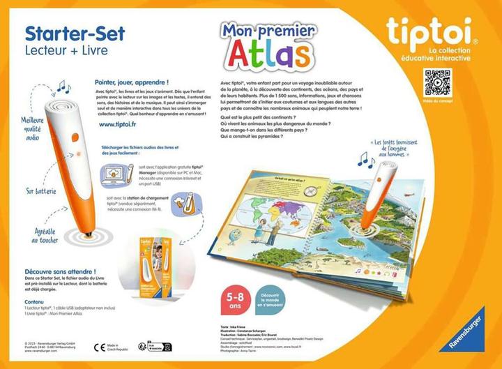 Immagine prodotto tiptoi Coffret Mon premier Atlas (Francese)