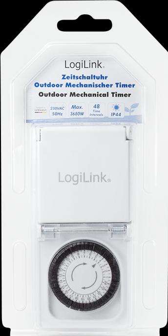 Actual product image LogiLink Mechanical timer, IP44, outdoor