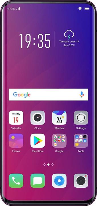 OPPO Smartphone compatible Find X - 8Go-256Go (Rouge) (256 Go, Red)