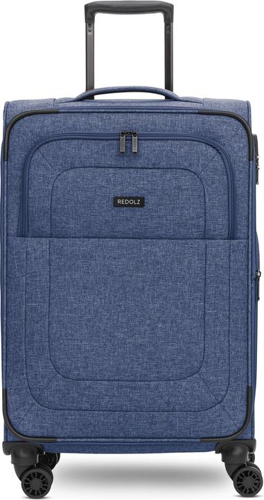 Redolz Essentials 12 MEDIUM 4-Rollen Trolley 67 cm mit Dehnfalte (61 l, L (90 - 115l))