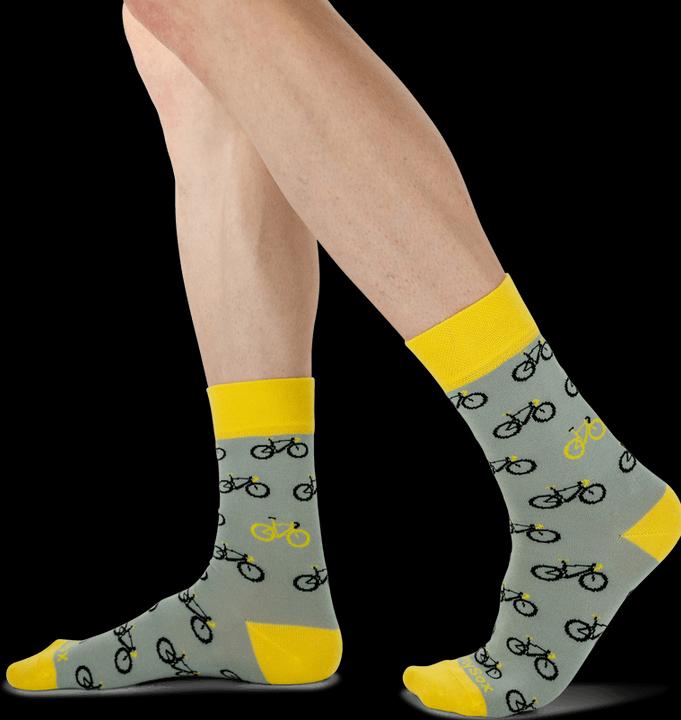 Immagine prodotto Dirtysox Bici - Calzini casual - Grigio (40 - 43)