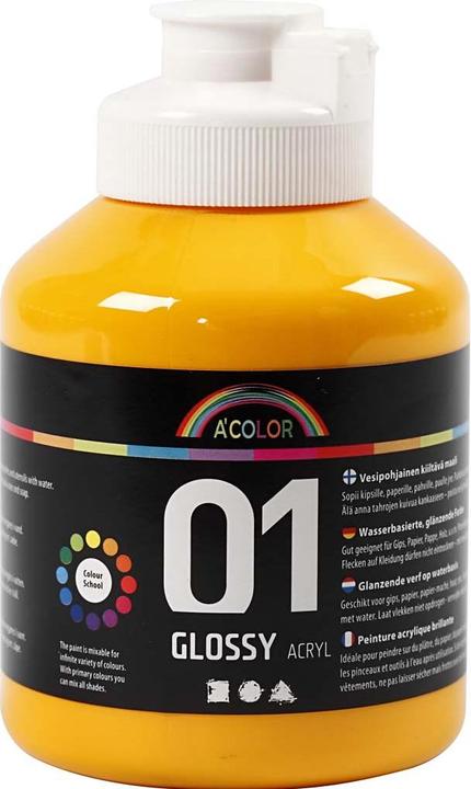 Produktbild Creativ Company A-Color Acrylfarbe (Gelb, 500 ml)