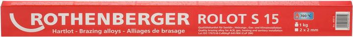Image du produit Rothenberger ROLOT S15,selon ISO 17672, 2x2x500mm, 1kg