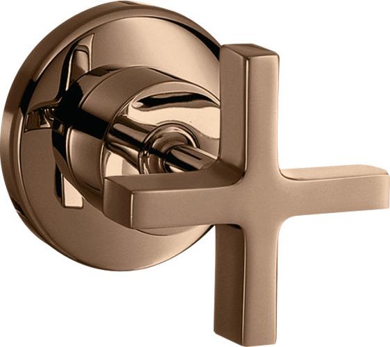 Actual product image hansgrohe Axor Citterio flush-mounted shut-off valve with cross handles