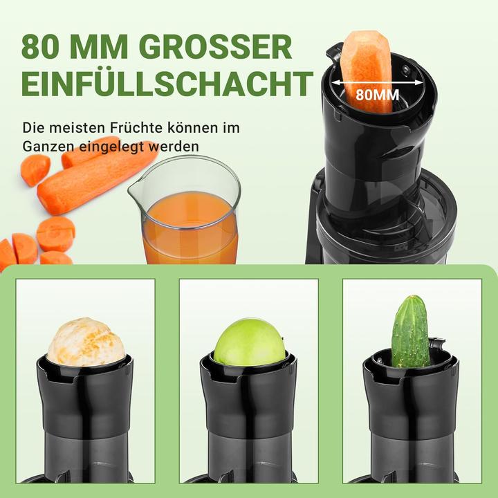 Actual product image Amzchef Entsafter