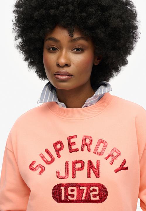 Immagine prodotto Superdry EMBELLISHED VARSITY LOOSE CREW Dames Trui