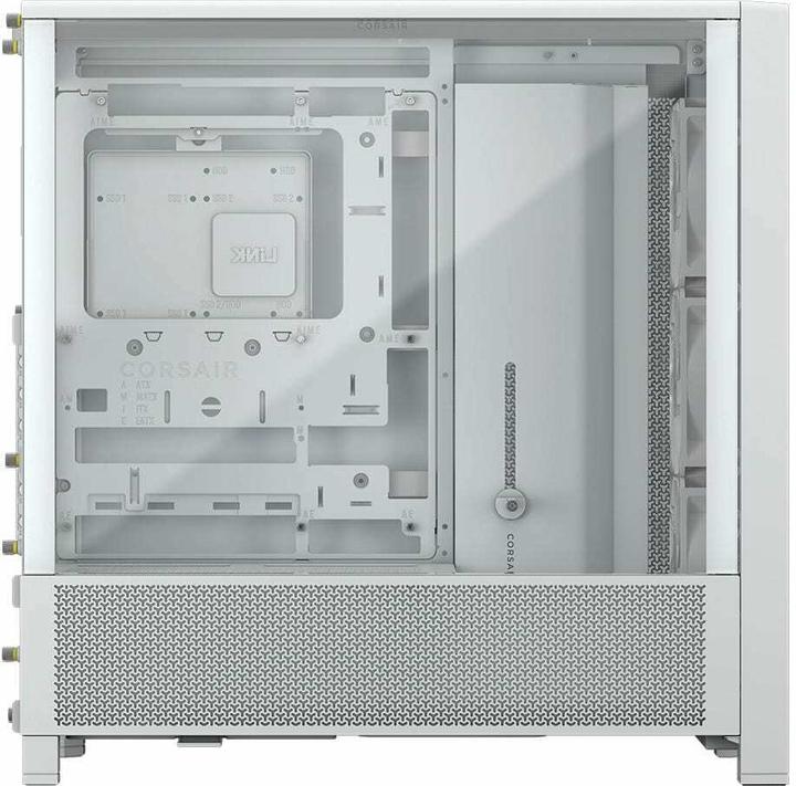 Productafbeelding Corsair Geh Midi FRAME 4000D RS Mid-Tower, White (Mini-ITX, ATX, mATX)