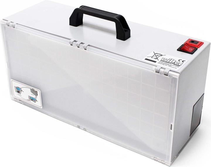 Actual product image Wiltec Airbrush Accessories Extraction System 3m³/min Paint Filter Paint Mist Expandable