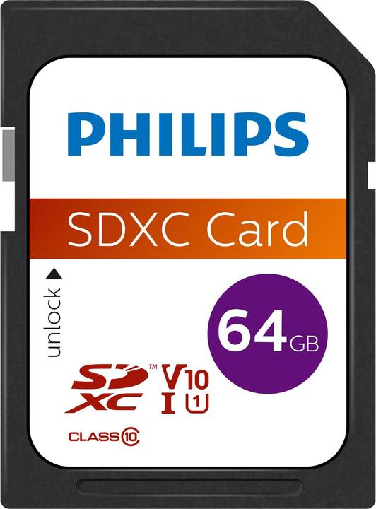 Actual product image Philips Hannes (64 GB, SDXC, U1, UHS-I)