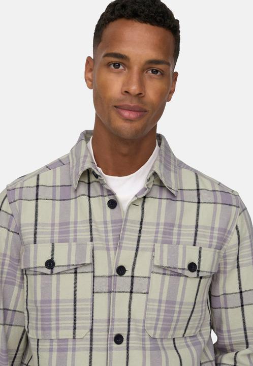 Actual product image Only & Sons Onsmilo Ovr Ctn Check Ls Shirt Noos (XXL)