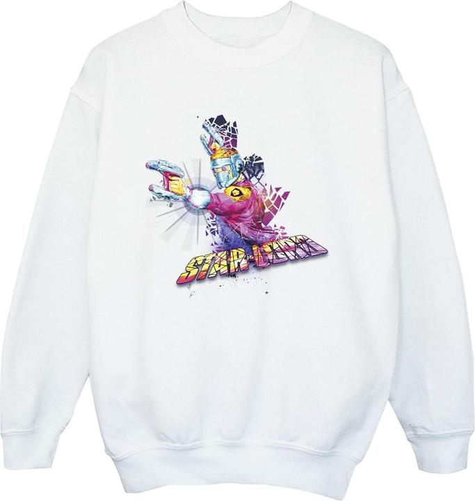 Guardians Of The Galaxy Abstract Star Lord Sweatshirt Jungen (140, 146)