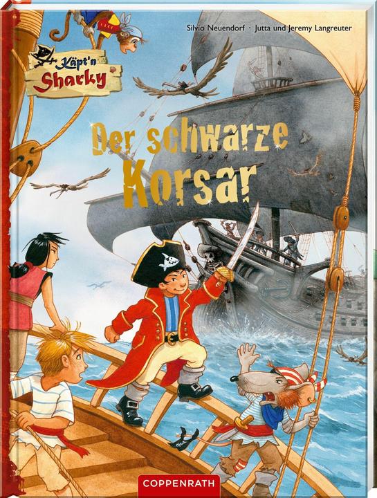 Actual product image Käpt'n Sharky – Der schwarze Korsar (German, Jutta Longreuter, Jeremy Langreuter, 2024)