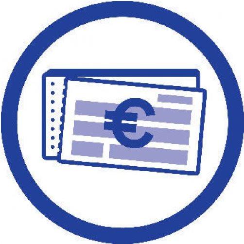 Immagine prodotto Avery Ricevuta IVA indicata separatamente (50 x)