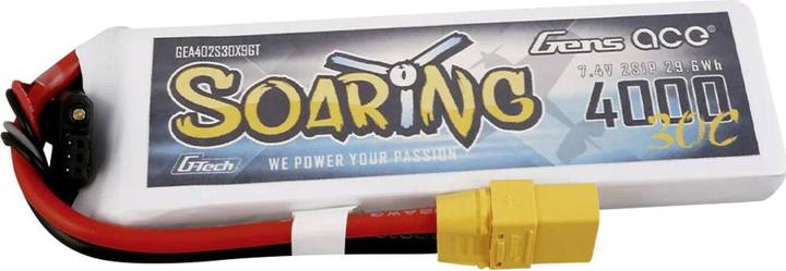 Image du produit Gens Ace Batterie G-Tech Soaring 4000mAh 7.4V 30C 2S1P XT90 (7.40 V, 4000 mAh)