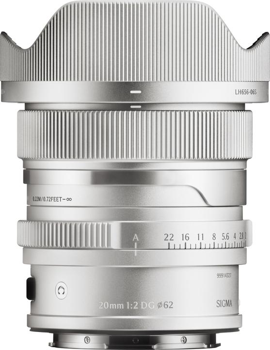 Produktbild Sigma 20mm F2,0 DG | Contemporary (L-Mount) (Silver) (Sigma SA, Vollformat)
