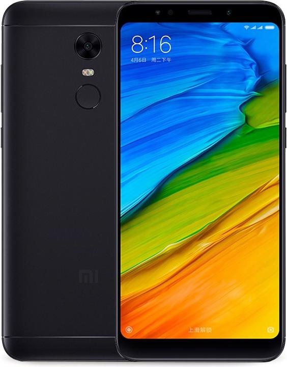 Produktbild Xiaomi Redmi 5 Plus (32 GB, Black, 5.99", Hybrid Dual SIM, 12 Mpx, 4G)