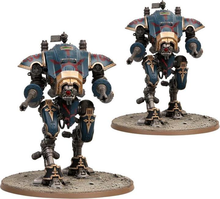 Actual product image Games Workshop Warhammer 40,000 - Imperial Knights Knight Armigers (Plastic)