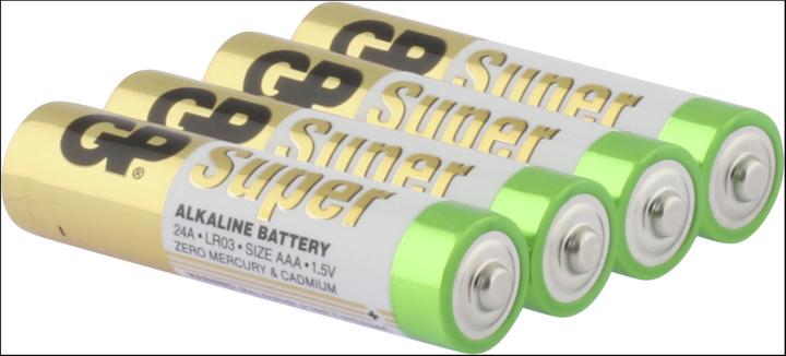 Actual product image GP Batteries Super Alkaline (4 pcs., AAA, 2400 mAh)
