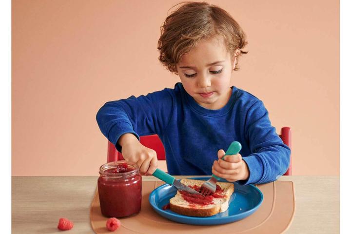 Produktbild Mepal Kinderteller mit Besteck Mio