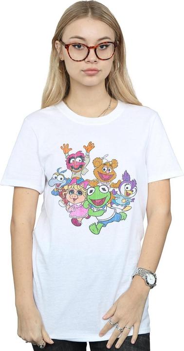 Immagine prodotto Disney The Muppets Muppet Babies Colour Group Maglietta Ampia Donna (4XL)