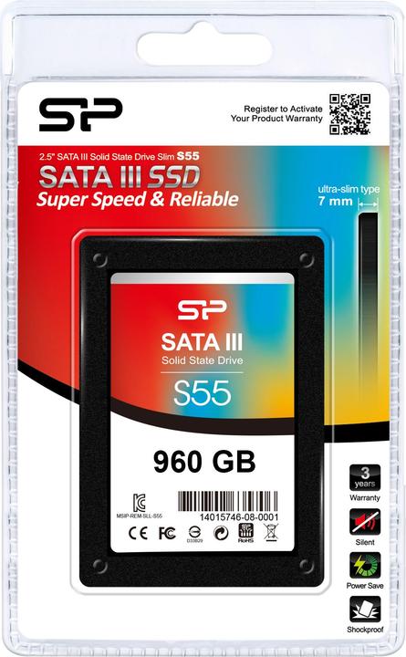 Produktbild Silicon Power Slim S55 (960 GB, 2.5")