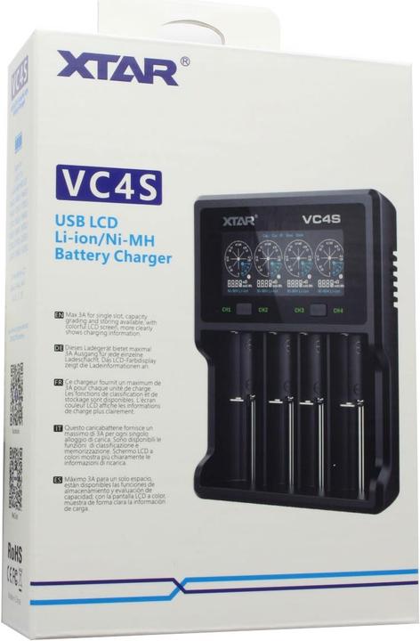 Actual product image Xtar VC4S (1 pcs., Battery + charger)