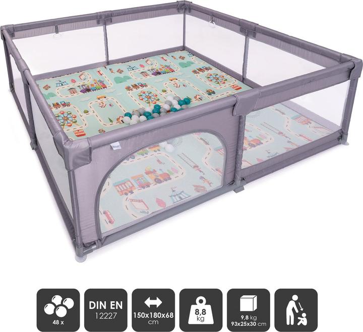 BabyGo Playpark (180 cm, 150 cm)