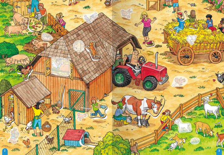Image du produit Ravensburger Wimmeln, Rätseln, Stickern: Tiere