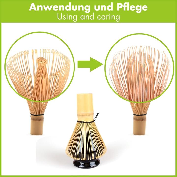 Actual product image Calimatcha Matcha Green Tea Set Kori incl. Matcha Broom