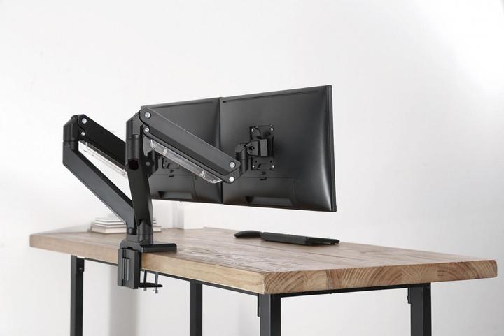 Image du produit Digitus Assmann Electronic Dual Gas Spring Moniteur Support de table 2x 35 pouces 2x15kg max noir (Tables, 35")