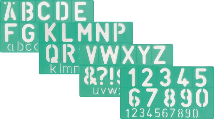 Produktbild Linex Schriftschablone 100mm (12 cm)