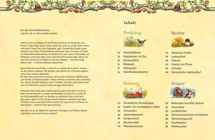 Actual product image Kochen mit Pettersson und Findus (German, Sven Nordqvist, Anne Tüllmann, 2004)